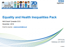 Equality and Health Inequalities Pack: NHS South Tyneside CCG